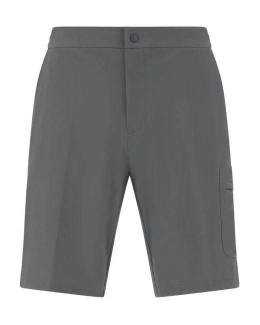 Boggi Shorts Met Elastische Tailleband En Opgestikte Zak in het Gray voor heren