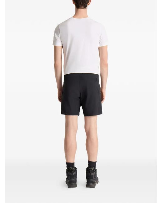 Fusalp Black Thilo Elasticated-Waist Cargo Shorts for men