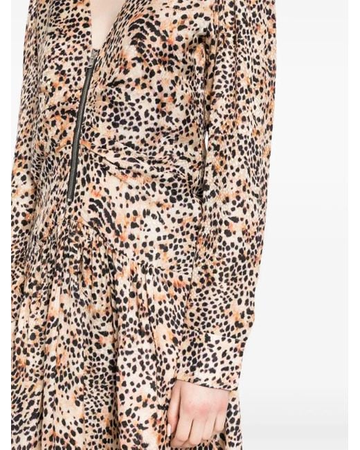 Isabel Marant Natural Magaly Midi Dress
