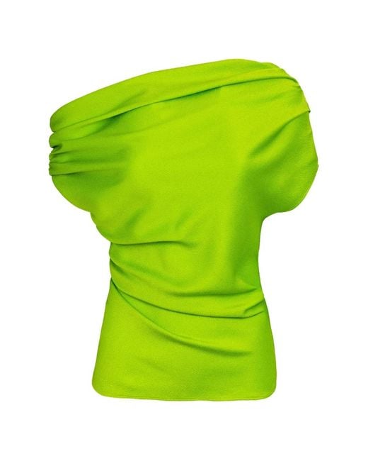 Silvia Tcherassi Green Buchi Draped Jersey