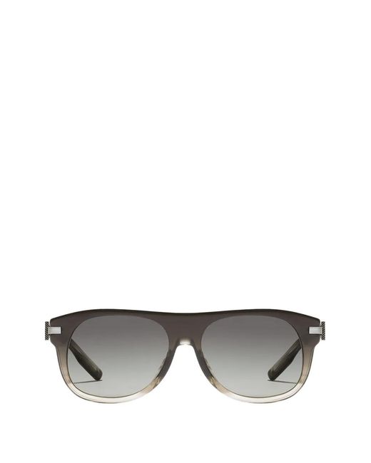 Dolce & Gabbana Gray Lunettes De Soleil À Plaque En Métal for men