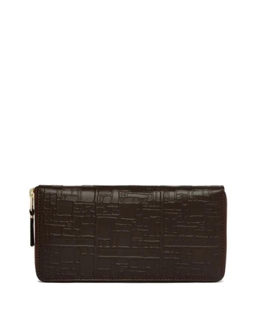 Portafoglio Con Zip di Comme des Garçons in Brown