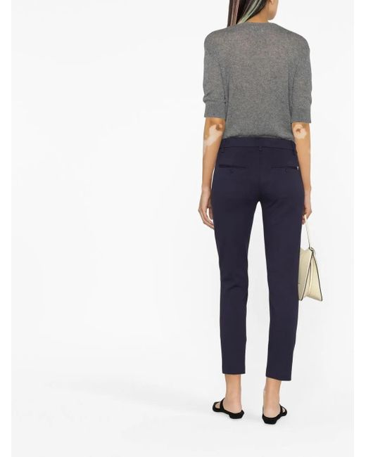 Dondup Cropped Broek in het Blue