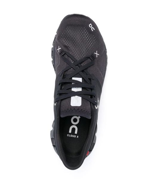 On Shoes Black Cloud X3 Lace-up Sneakers