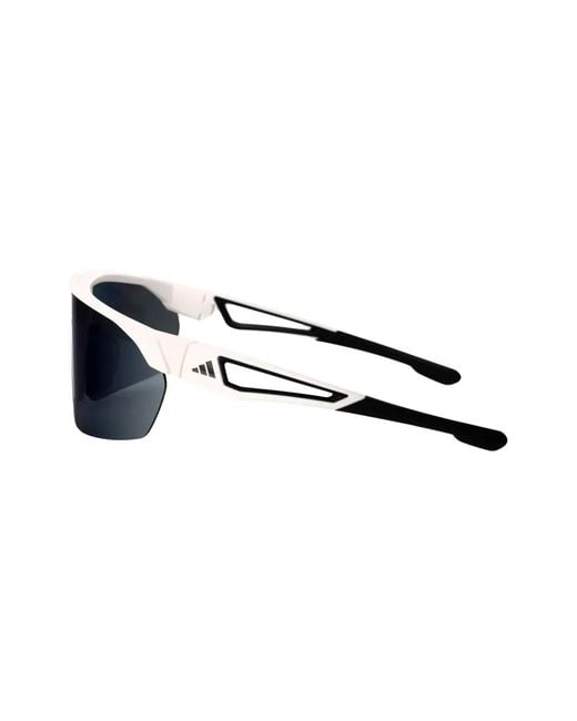 Adidas Gray Shield-Frame Sunglasses for men