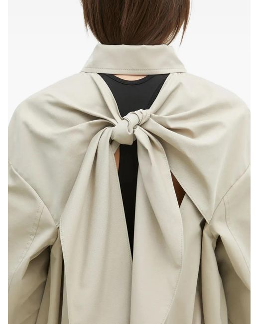 Undercover Natural Tie-Back Zip-Front Jacket