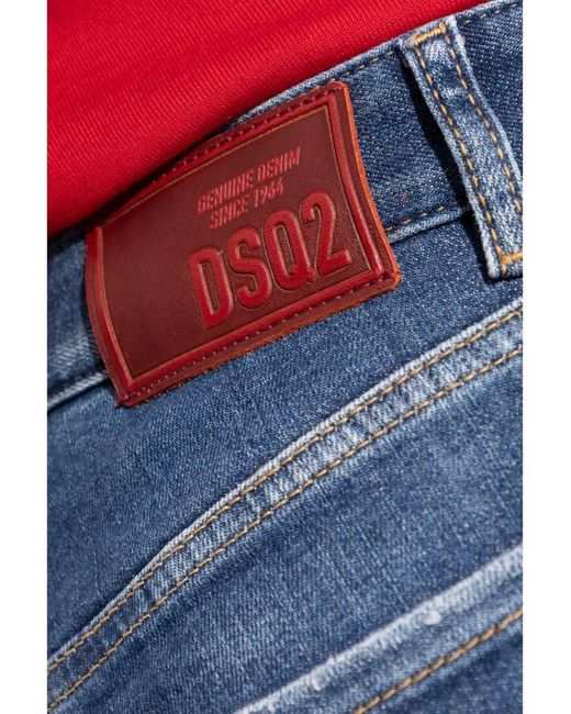 DSquared² Blue Pants 5 Pockets Clothing