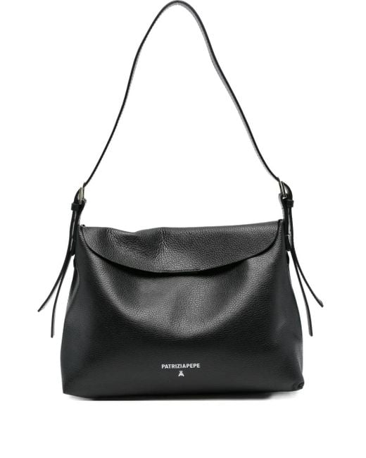 Patrizia Pepe Black Never Complete Schultertasche