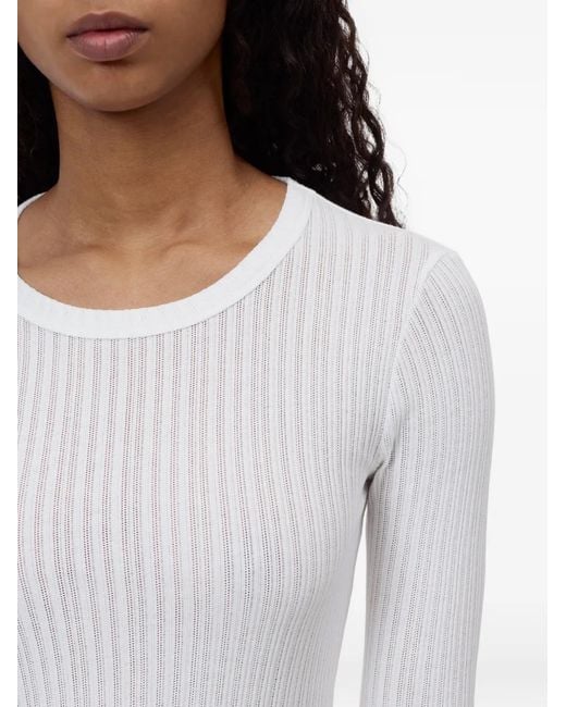 Closed White Crewneck Longsleeve