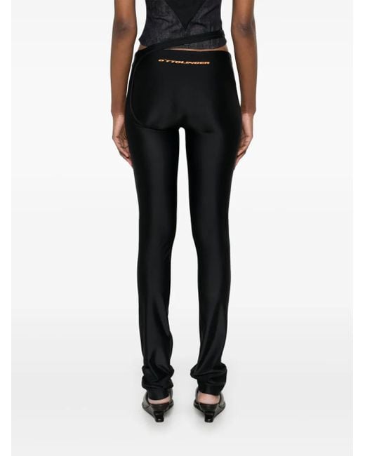 OTTOLINGER Black Wraparound Trousers