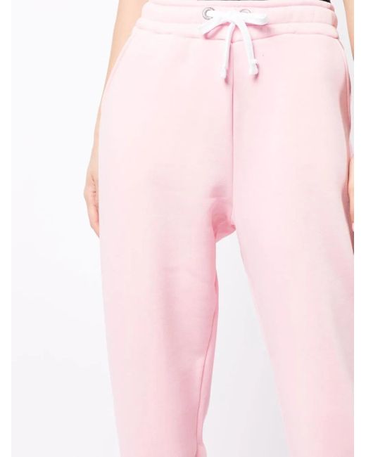 Alpha Industries Pink Drawstring Slim Track Pants