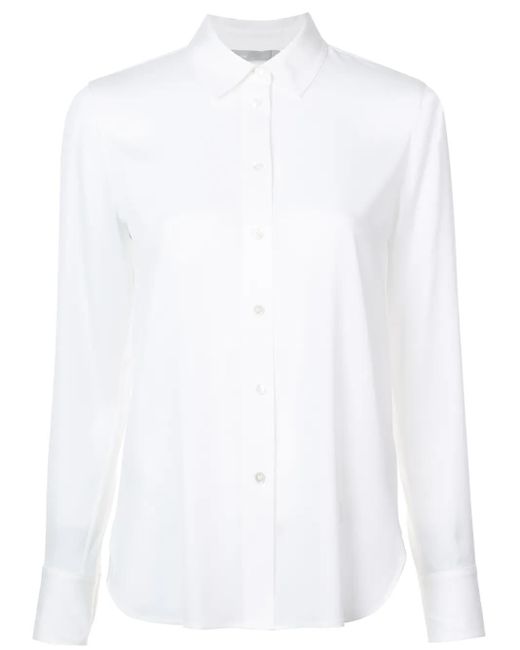 Vince White Classic Collar Shirt