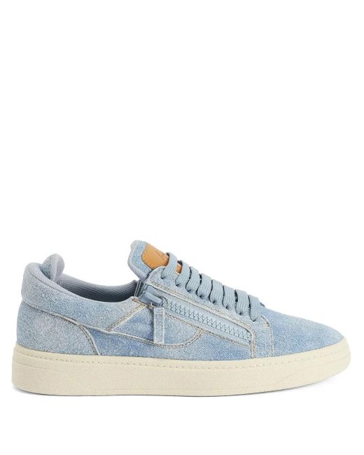 Giuseppe Zanotti ジップ スニーカー Blue