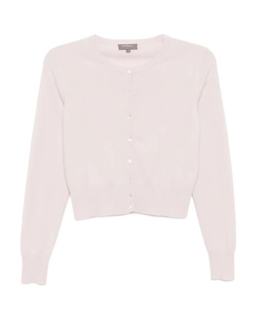 N.Peal Cashmere Pink Ivy Cardigan