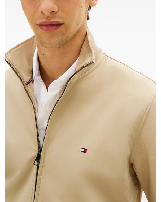 Tommy Hilfiger Natural Zip-Up Shirt Jacket for men