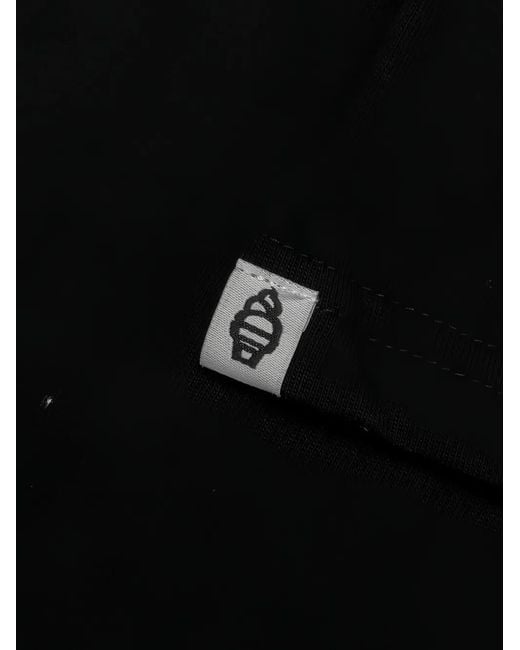 ICECREAM Black Graphic-Print T-Shirt for men