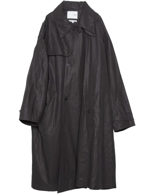 Yoshio Kubo Twist Trenchcoat in Black für Herren