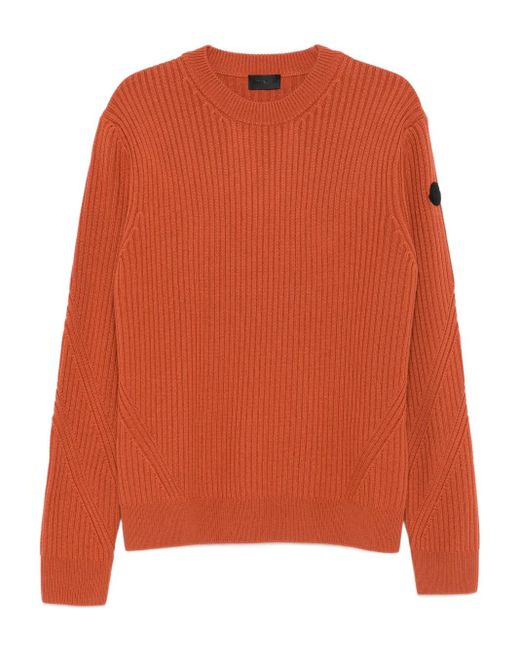 メンズ Moncler クルーネック セーター Orange