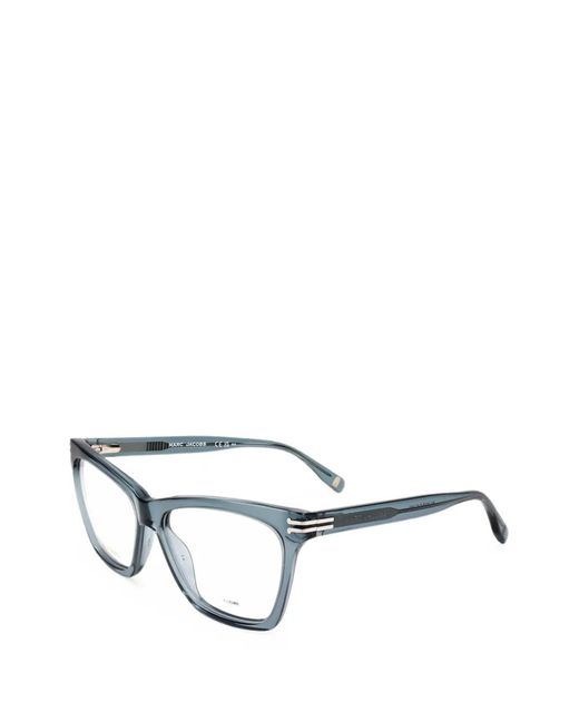 Marc Jacobs White Square-Frame Glasses