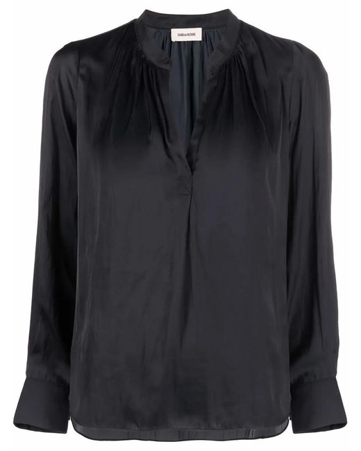 Zadig & Voltaire Black Tink Satin Perm