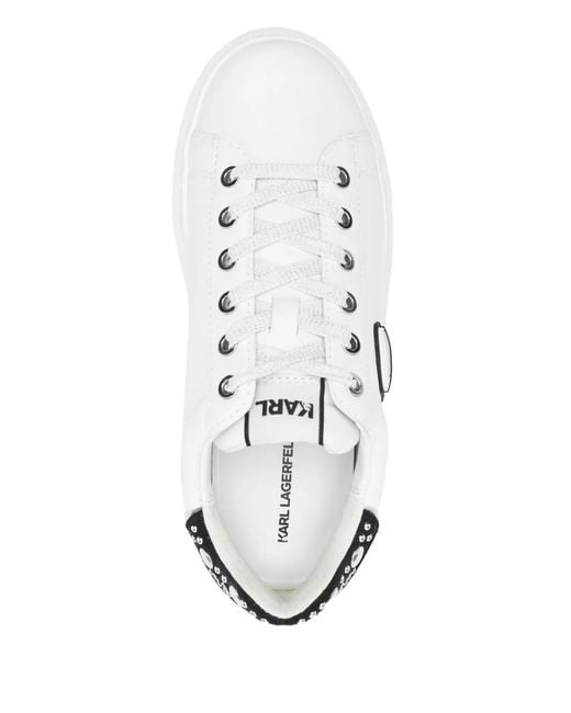Karl Lagerfeld White Ikon Nft Kapri Sneakers