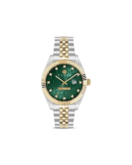 Philipp Plein Green Date Superlative 42Mm for men
