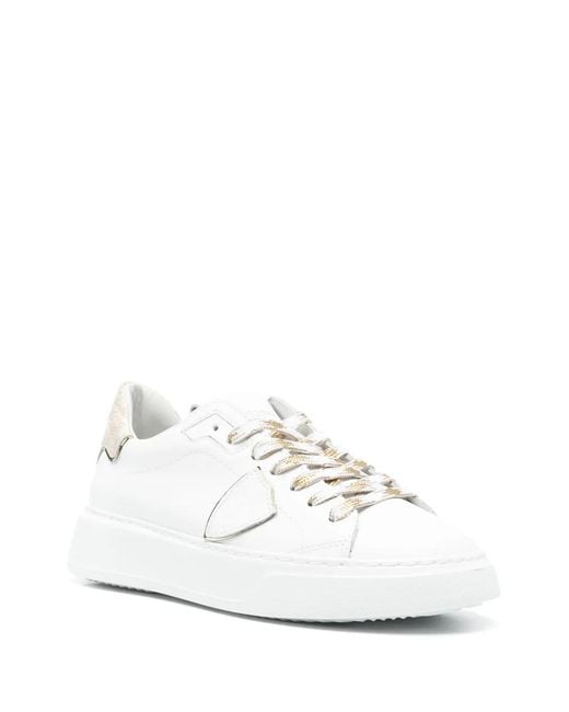 Philippe Model White Sneakers
