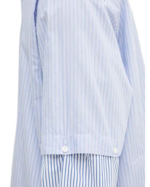 Desigual Gestreiftes Hemd in White für Herren