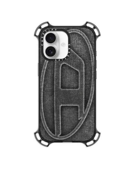 DIESEL X Casetify Oval D Iphone 17 Case in Black | Lyst