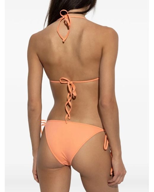 DIESEL Orange Taylor-D-Core Side-Tie Bikini Bottoms