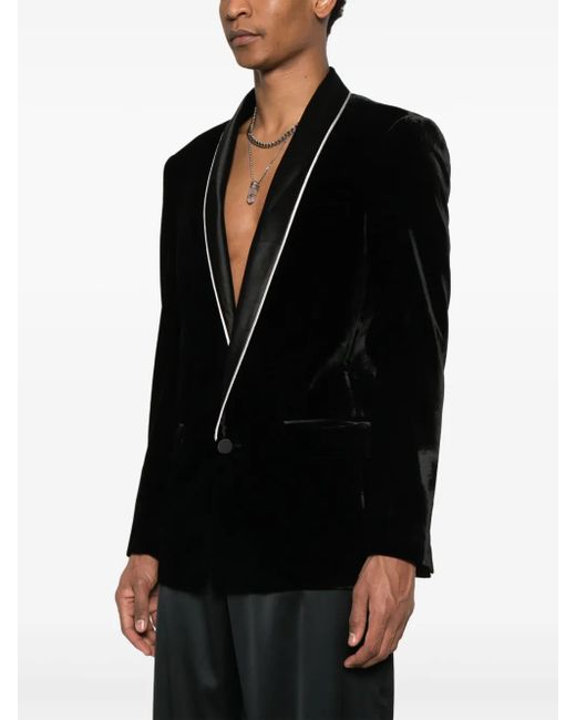 DSquared² Black Shawl-Lapels Blazer for men