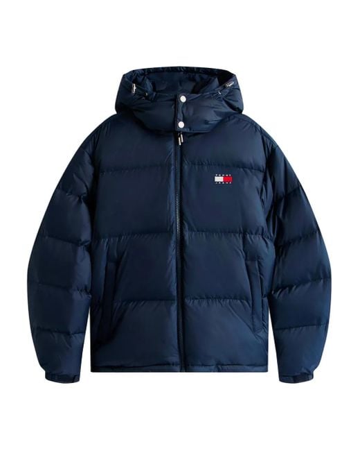 Tommy Hilfiger Blue Hooded Puffer Jacket for men