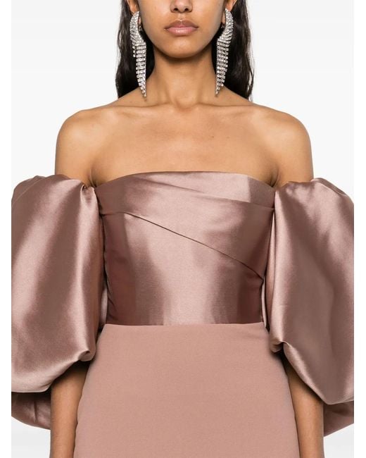 Solace London Pink Floris Maxi Dress