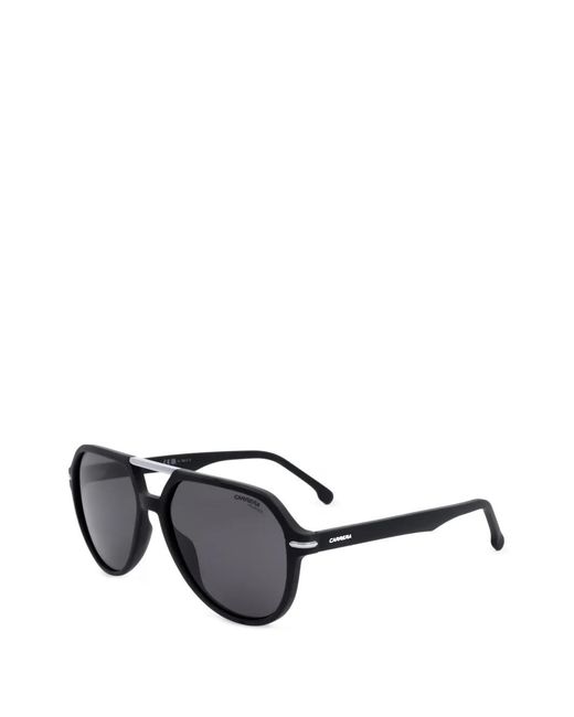Carrera Black Pilot-Frame Sunglasses for men