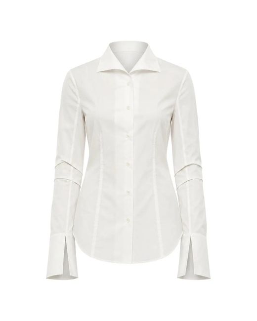 1989 STUDIO White Slim-Fit Cotton Shirt