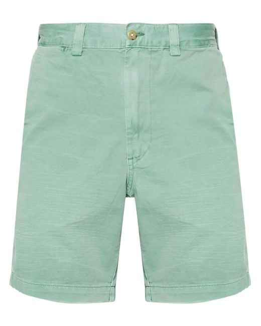 Polo Ralph Lauren Green Cotton Straight-Leg Shorts for men