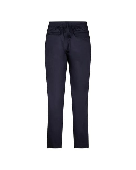 Cellar Door Blue Elasticated Trousers for men