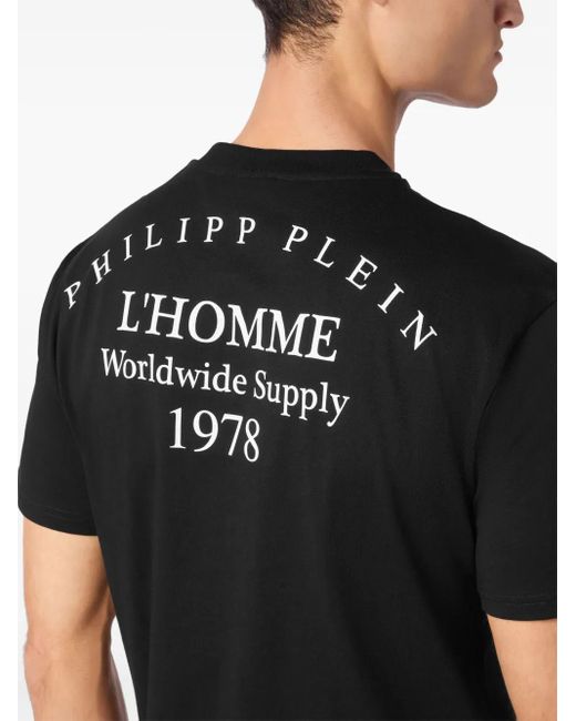 メンズ Philipp Plein L'homme Tシャツ Black