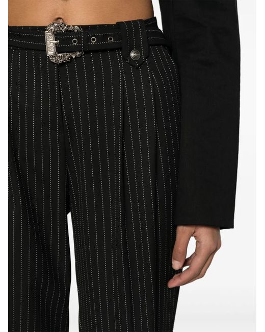 Versace Jeans Couture Black Tailored Pants
