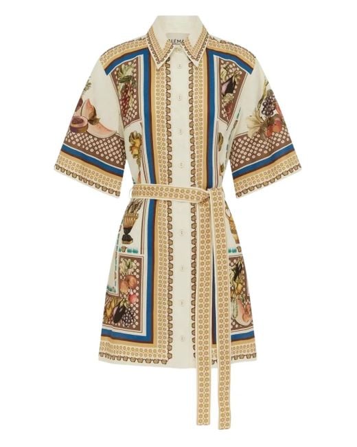 ALÉMAIS Mercado ミニドレス White