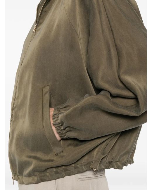 Herno Green Lyocell Jacket