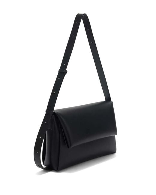 Jil Sander Black Medium Envelope Messenger Bag for men