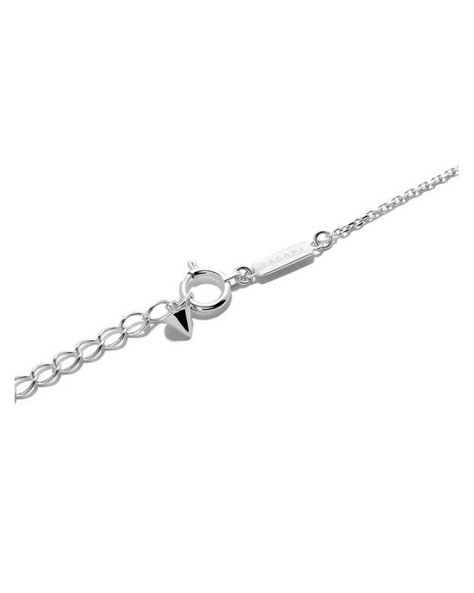 Tasaki White 18Kt Balance Note Collection Line Akoya Pearl And Diamond Pavé Pendant