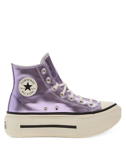 Converse Purple Chuck Taylor Logo-Patch Sneakers