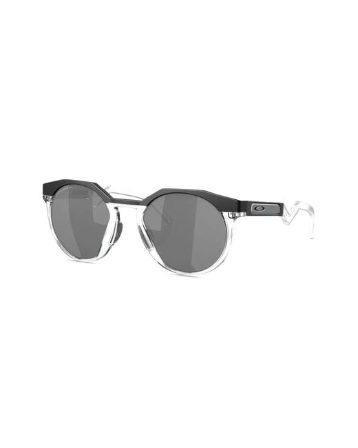 Oakley Gray Round-Frame Sunglasses