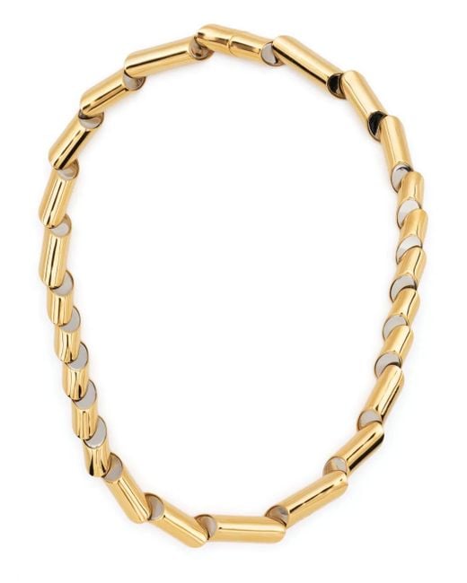 Collana A Catena Sequence di Lanvin in Metallic