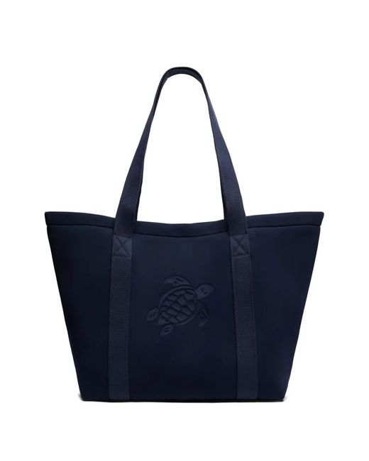 Vilebrequin Blue Printed Beach Bag