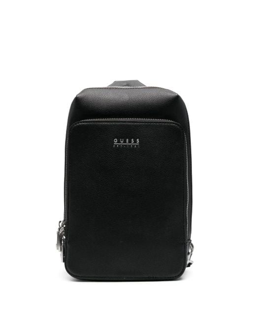 Guess Black Milano Messenger Bag for men