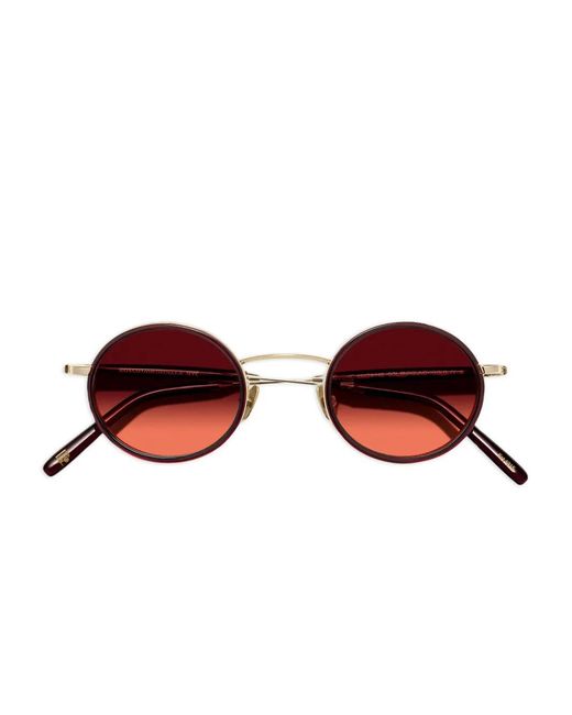 Moscot Brown Cosnic Round-Frame Sunglasses