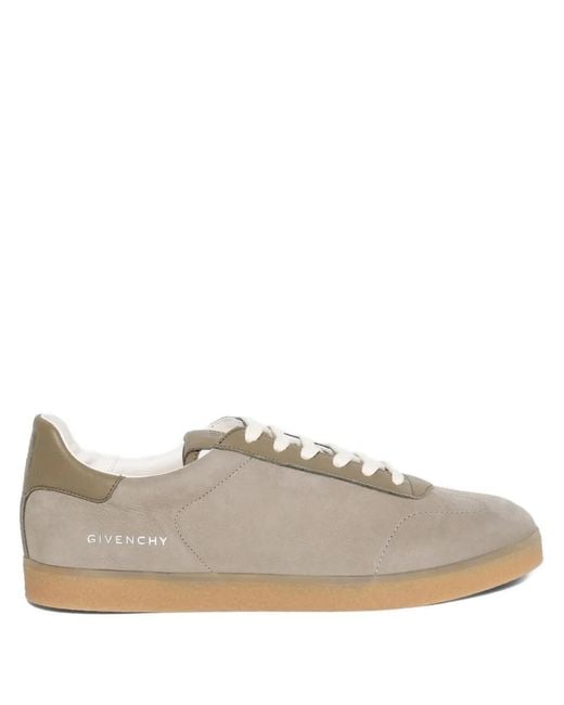 Givenchy Brown Town Low-Top Suede Sneakers for men